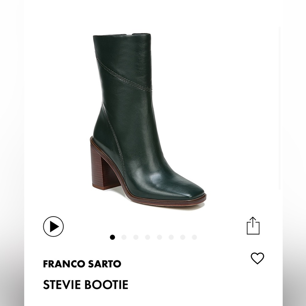NWOT Franco Sarto Stevie Boot green size 7.5